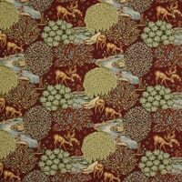 The Brook Tapestry Fabric / Wine