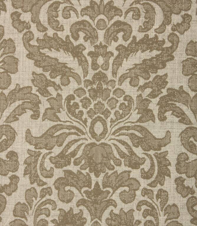 Hazel Damask Fabric / Taupe