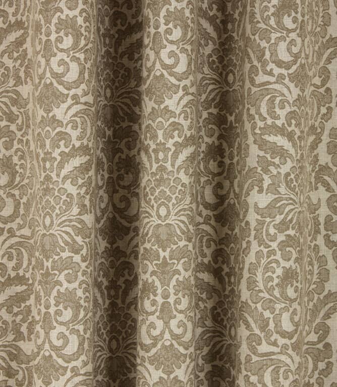 Hazel Damask Fabric / Taupe