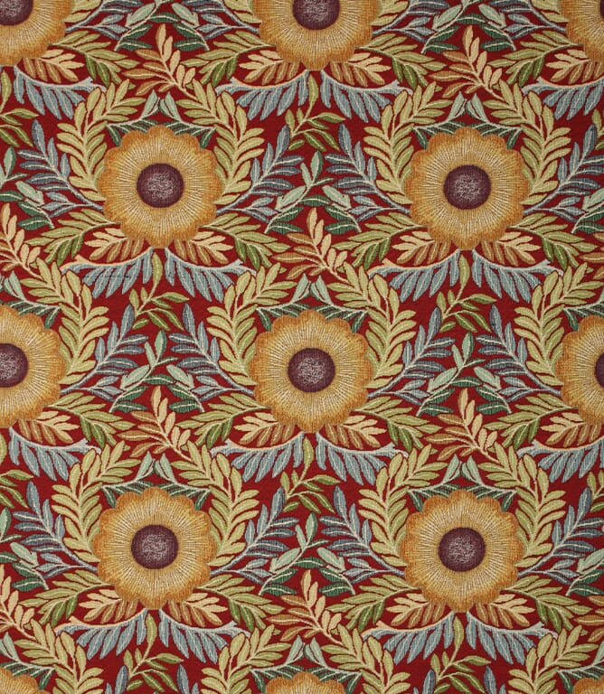 Ruby Valerian Fabric