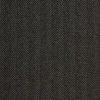 Harlyn Wide Herringbone Fabric / Black