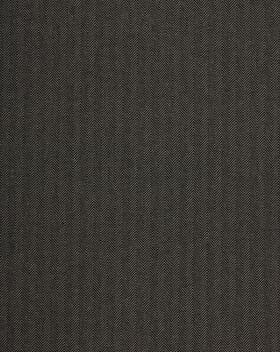 Harlyn Wide Herringbone Fabric / Black