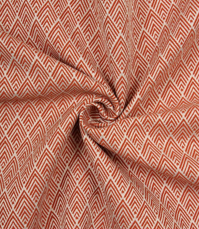Hayle Outdoor Fabric / Burnt Orange