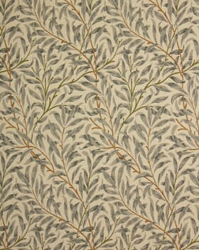 William Morris  Willow Bough Tapestry Fabric / Grey