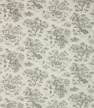 Indian Toile Fabric / Graphite