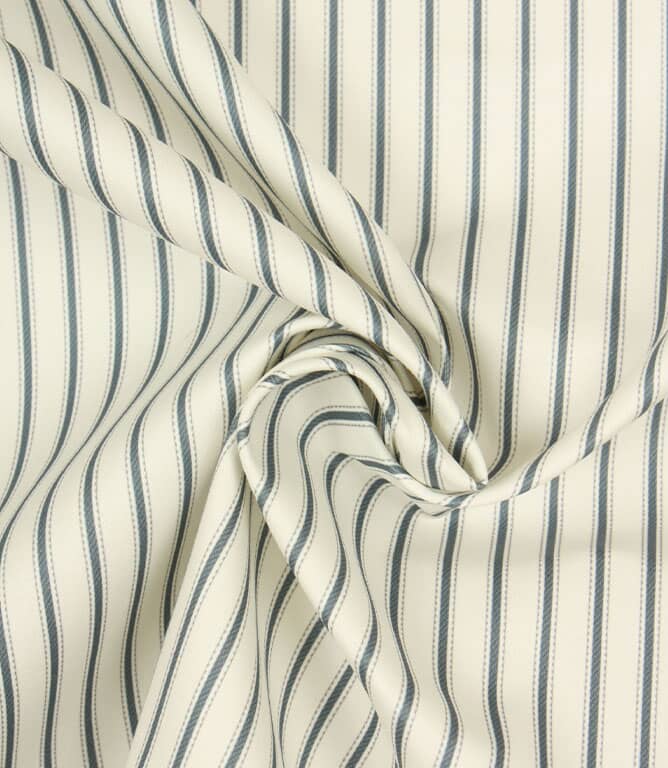 JF Ticking Deluxe Lining Fabric / Navy