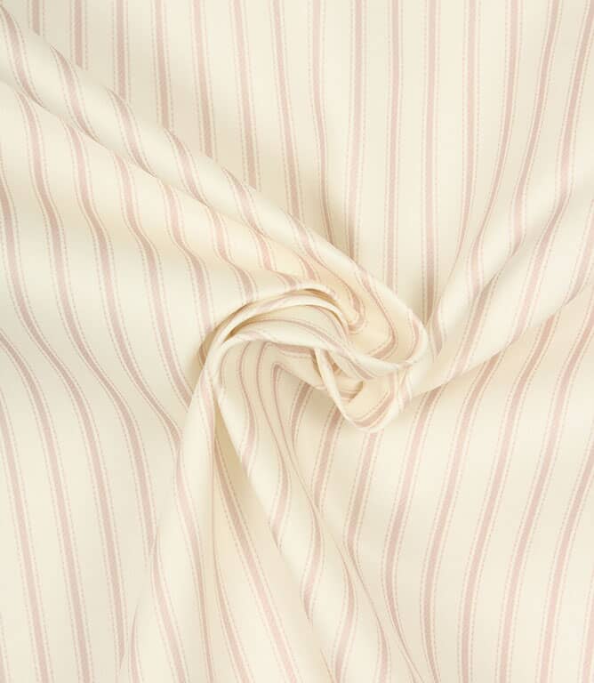JF Ticking Deluxe Lining Fabric / Blush