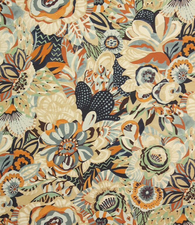 Indigo Eden Fabric