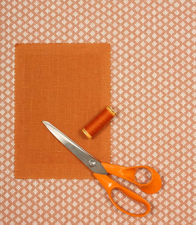 Woodley Fabric / Burnt Orange