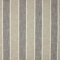 Malibu Stripe Fabric / Charcoal / Grey