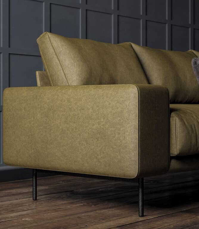 Albury Faux Leather FR Fabric / Racing