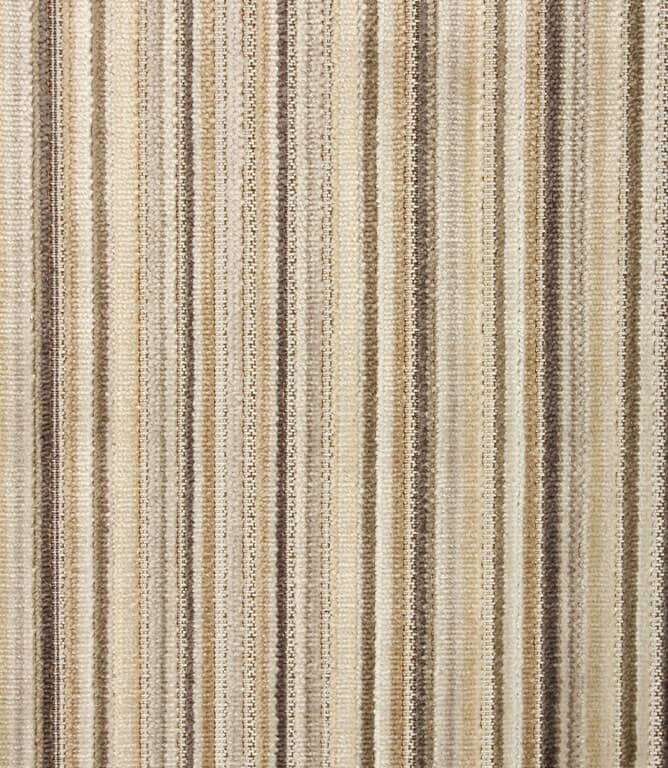 Velour Stripe FR Fabric / Natural