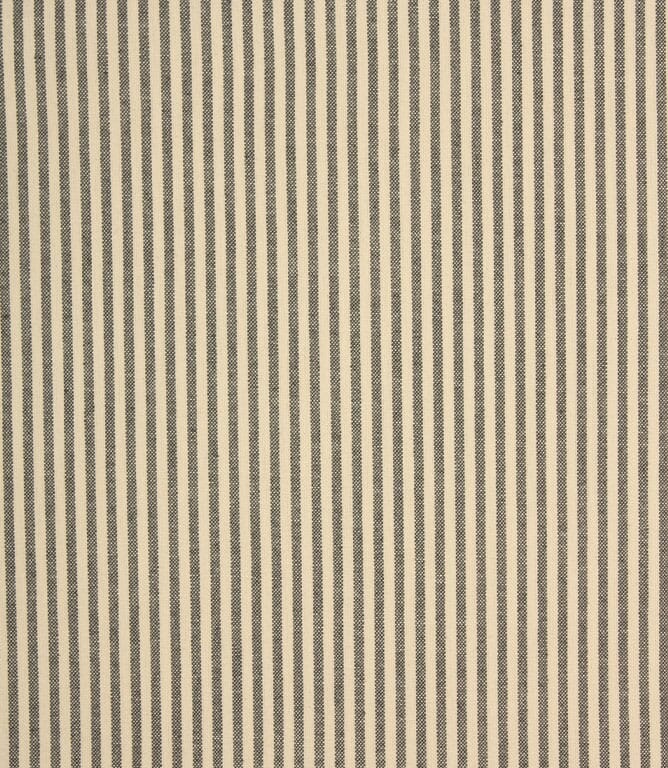 Charcoal Broadway Stripe Fabric