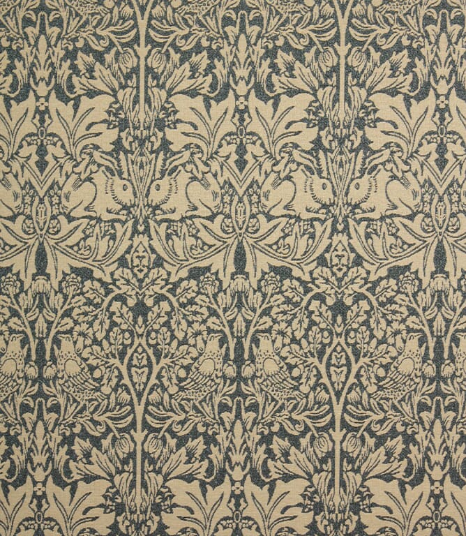 Blue Brer Rabbit Tapestry Fabric