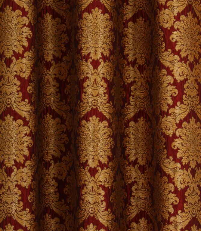 Versailles Damask Fabric / Red