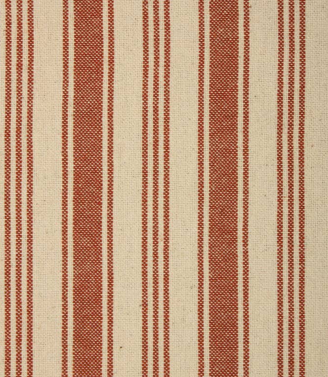 Aldsworth Stripe Fabric / Terracotta
