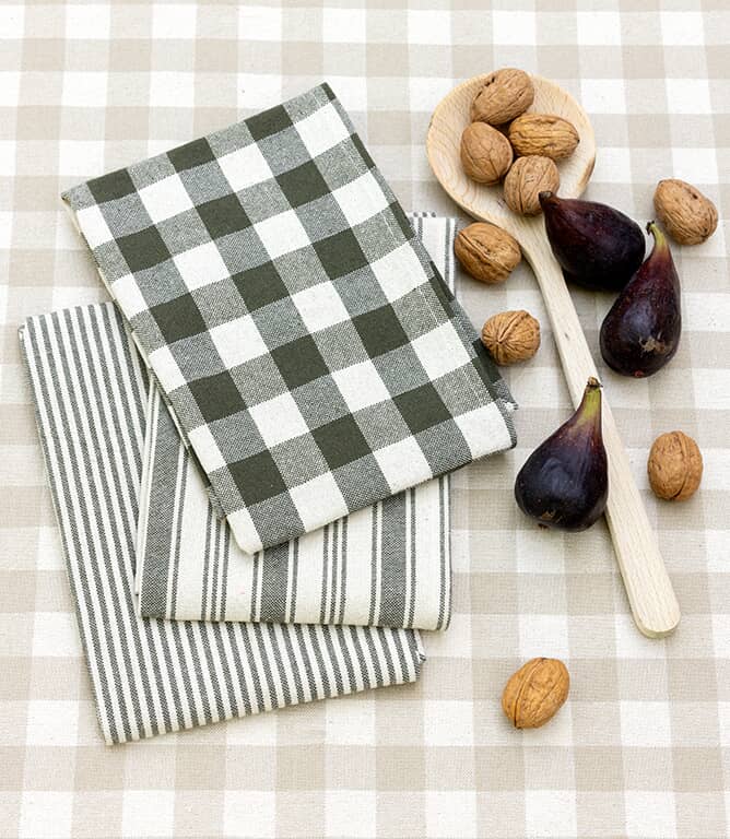 Aldsworth Stripe Fabric / Noir