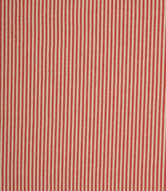 Aldsworth Ticking Fabric / Red