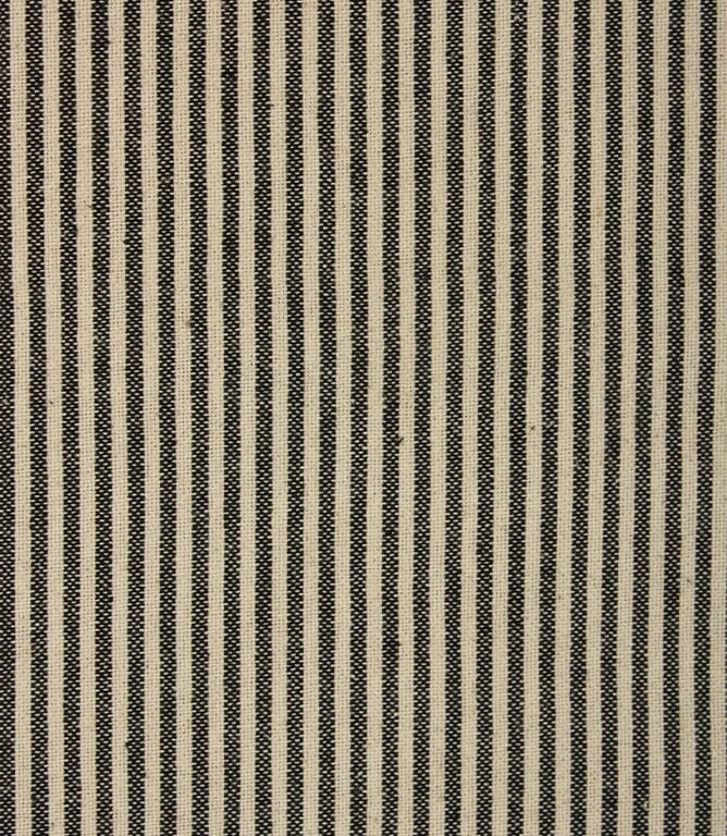 Noir Aldsworth Ticking Fabric