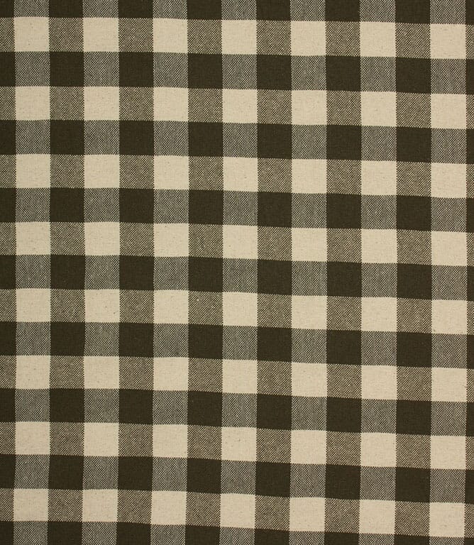 Khaki Aldsworth Check Fabric