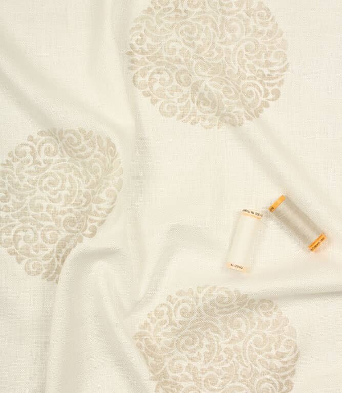 Laura Ashley Westwick Fabric / Soft Truffle