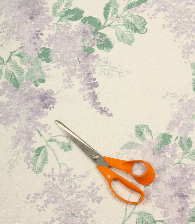 Laura Ashley Mirabelle Fabric / Pale Iris