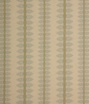 Bella Stripe Fabric / Steel Blue & Green Bella Stripe Fabric / Steel Blue & Green