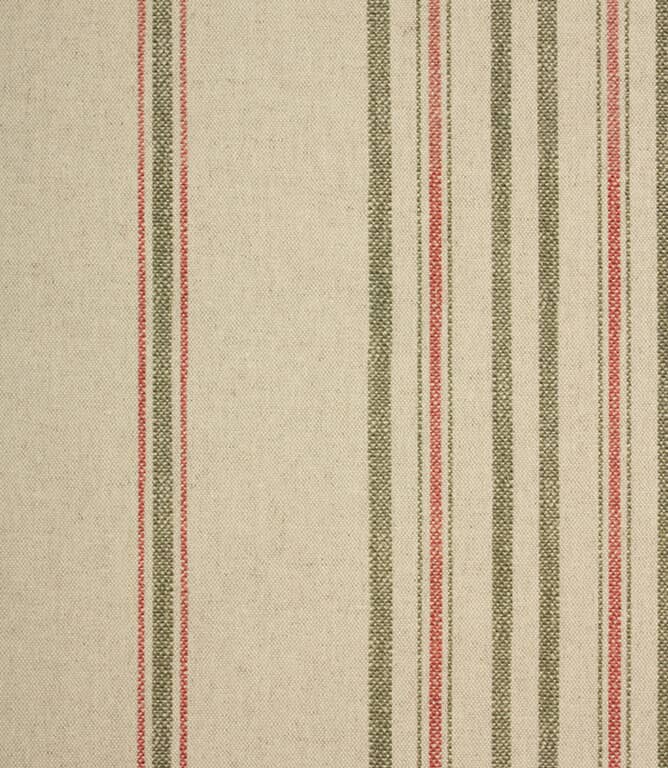 Thomas Stripe Fabric / Red