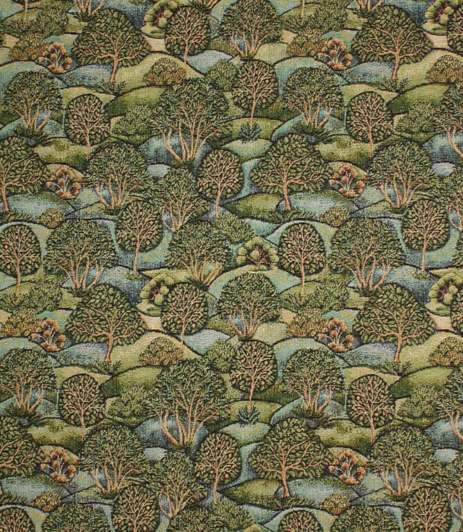 Green Westonbirt Tapestry Fabric