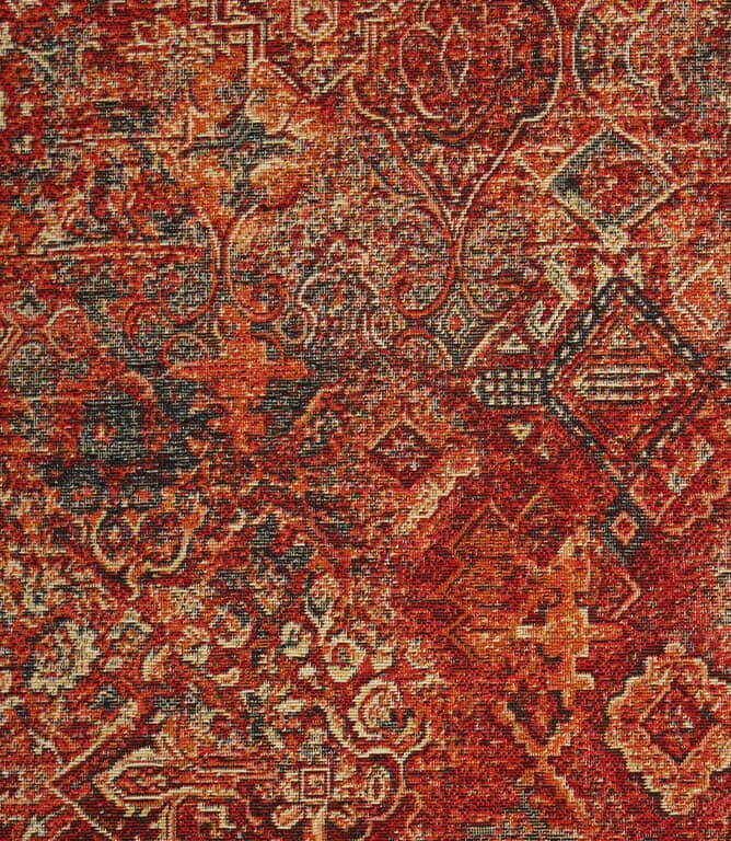 Keshan Tapestry Fabric / Red