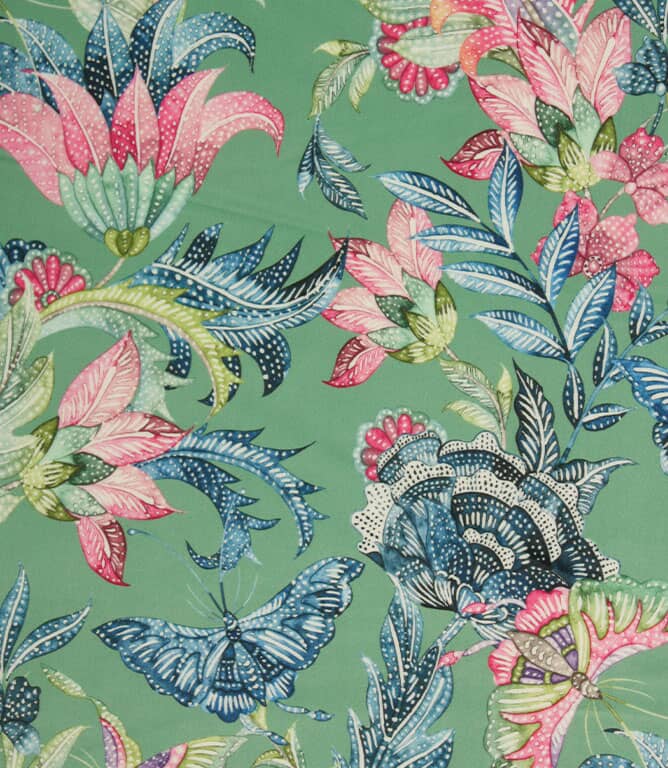 Flutter Velvet Fabric / Sage