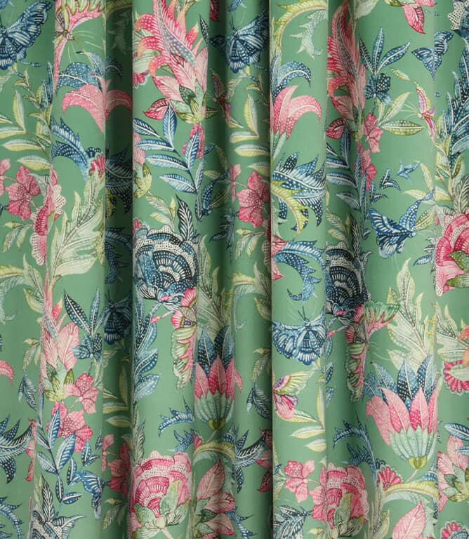 Flutter Velvet Fabric / Sage