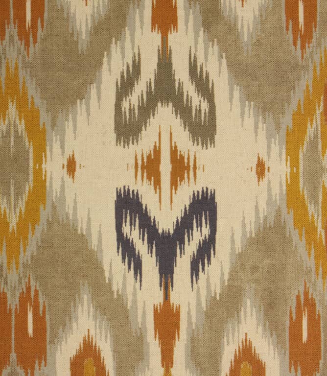 Bibi Ikat Fabric / Copper