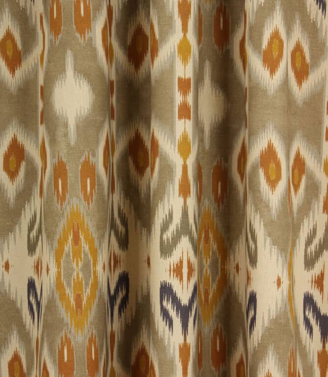 Bibi Ikat Fabric / Copper