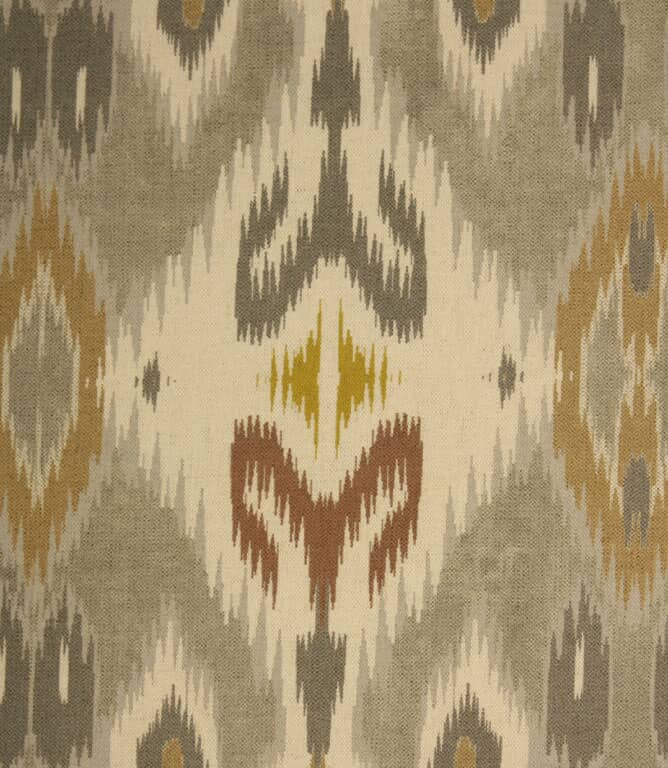 Bibi Ikat Fabric / Magnesium