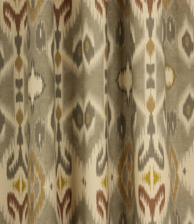Bibi Ikat Fabric / Magnesium