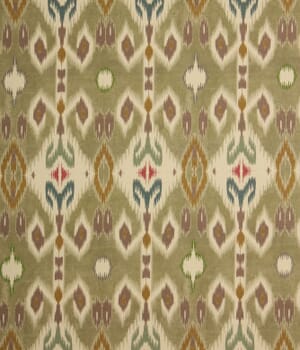 Bibi Ikat Fabric / Matcha Bibi Ikat Fabric / Matcha