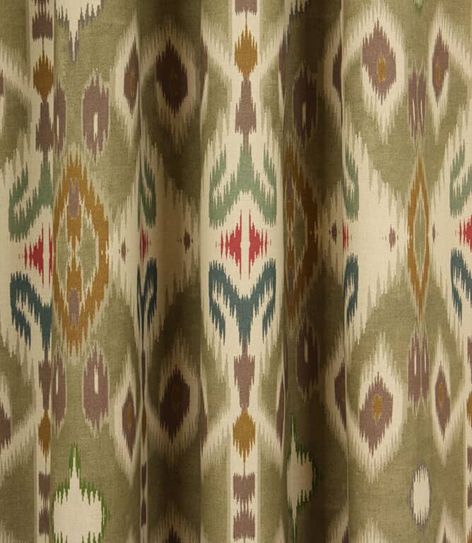 Bibi Ikat Fabric / Matcha