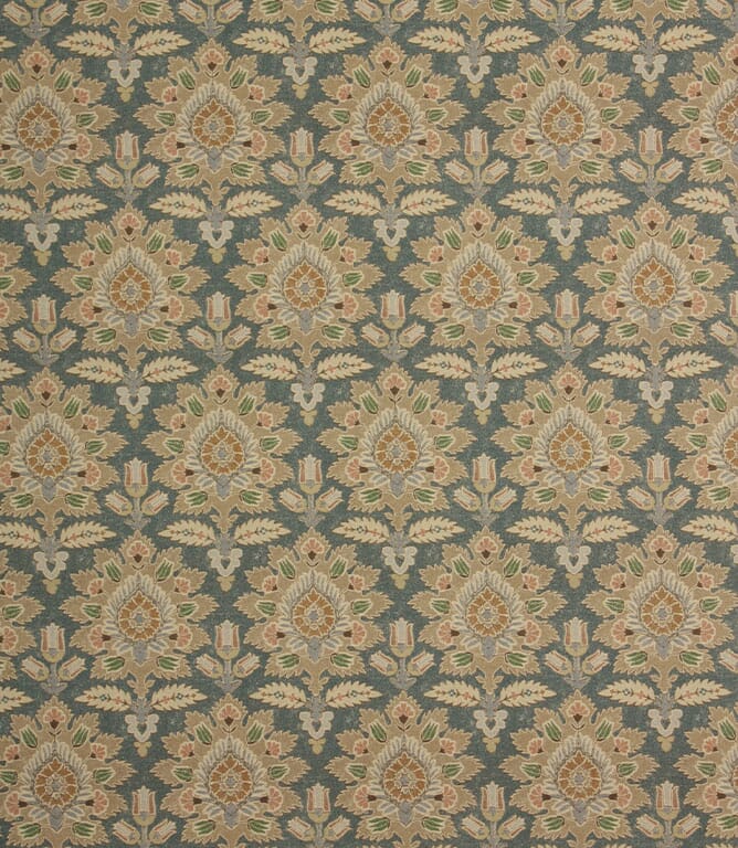 Indigo Flores Fabric