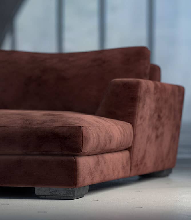 Chilham FR Fabric / Vermillion