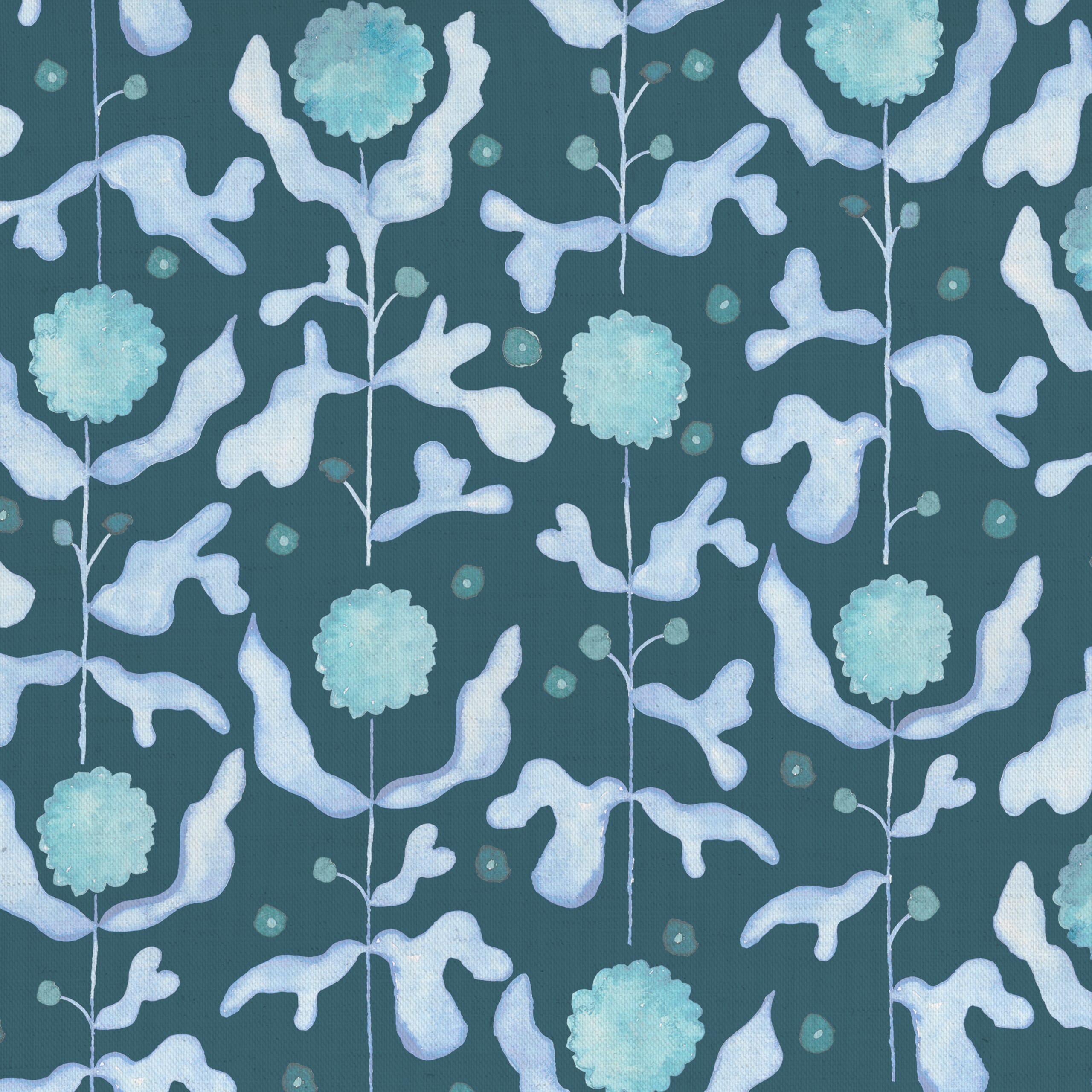 Teal Mariani Fabric