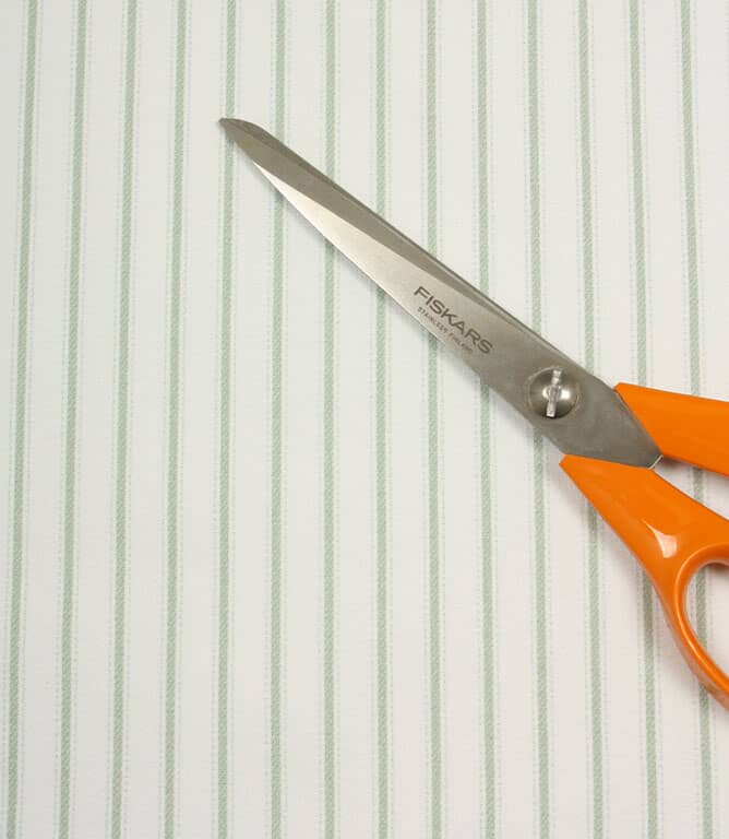 JF Ticking Blackout Lining Fabric / Sage