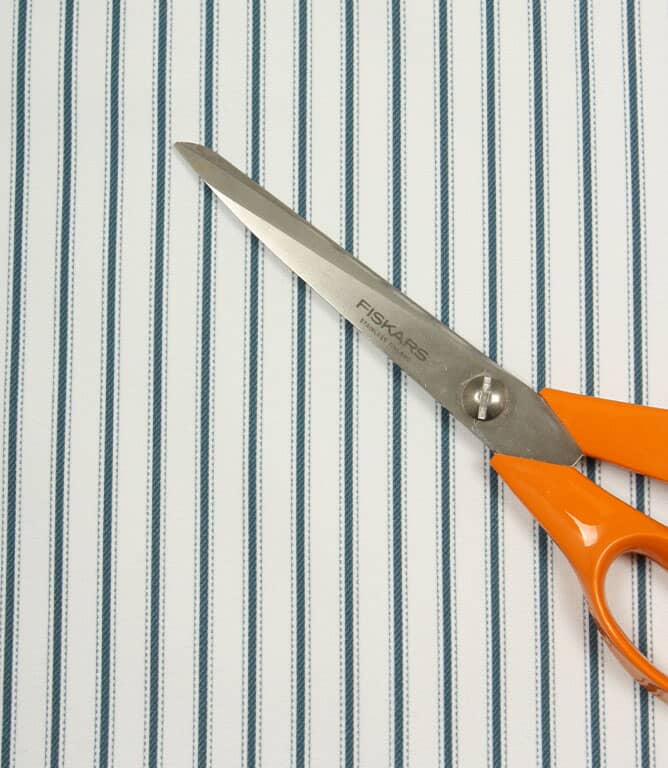 JF Ticking Blackout Lining Fabric / Navy