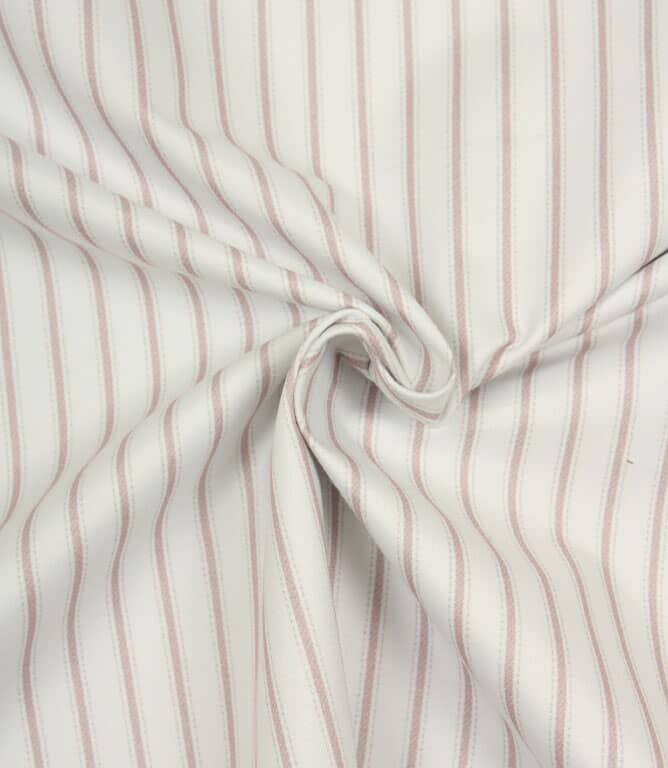 JF Ticking Blackout Lining Fabric / Blush