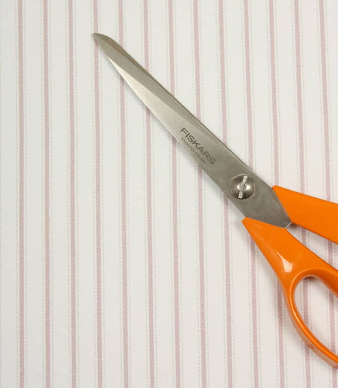 JF Ticking Blackout Lining Fabric / Blush