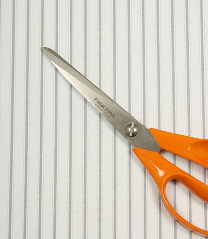 JF Ticking Blackout Lining Fabric / Grey