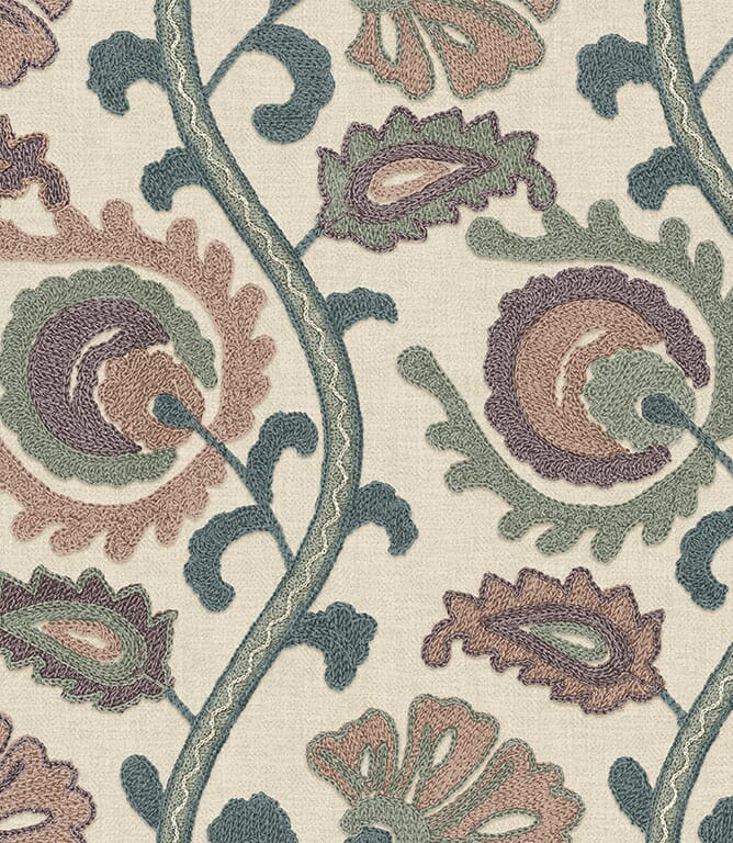 Blush Suzani FR Fabric
