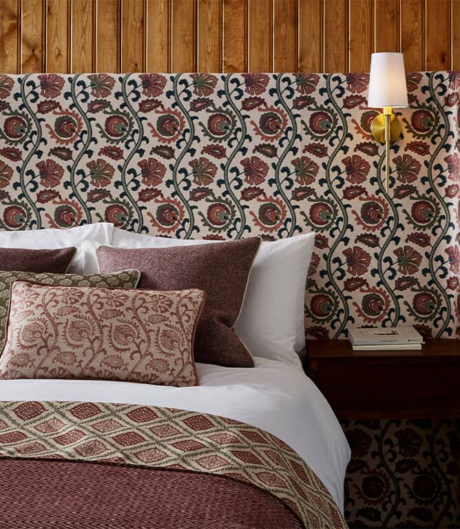 Suzani FR Fabric / Blush