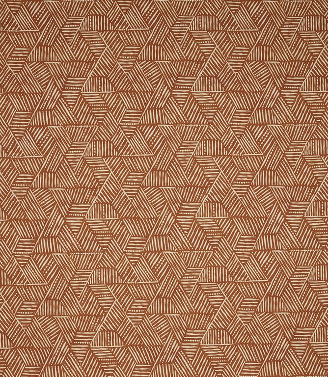 Sienna Triangulum Fabric