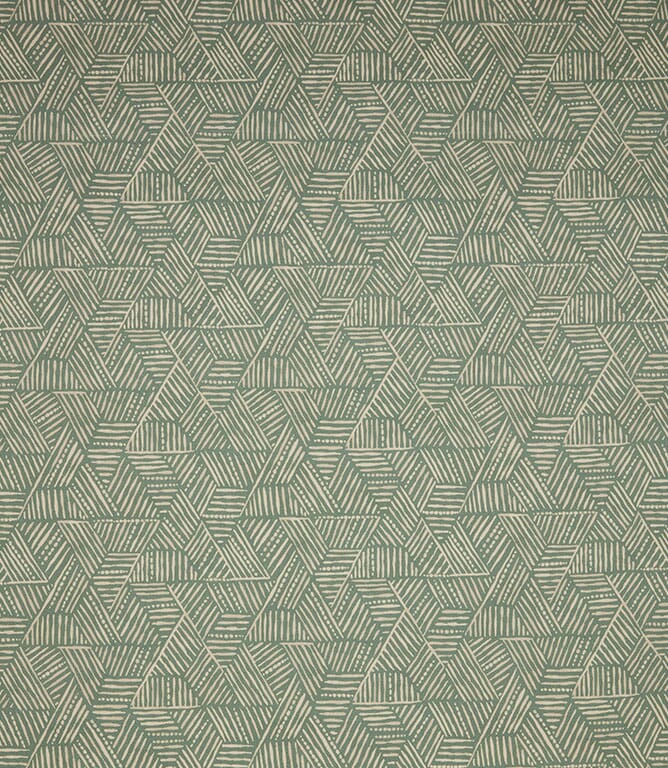 Azure Triangulum Fabric